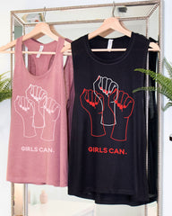 GIRLS CAN. Tank Top - Pick Style & Color - Horizon Bliss