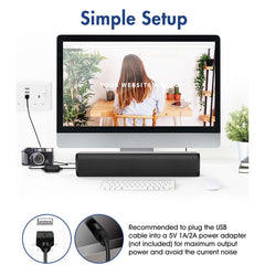 Desktop PC Portable Soundbar Speaker - Horizon Bliss