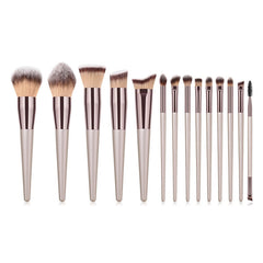 14pcs Fashionable Brushes Contour Blush Makeup Professional Foundation - Horizon Bliss