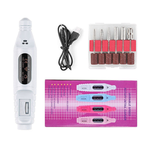 Electric Nail Drill Machine 20000RPM Professional Nail File Kit - Horizon Bliss