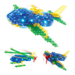 Zummy Gleam Bricks 55 Pieces 3 in 1 Helicopter Toy