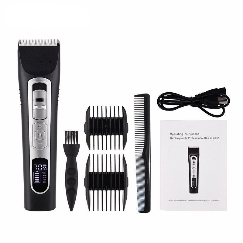 Electric Hair Clipper For Men Rechargeable Shaver Cordless Hair Cutter - Horizon Bliss