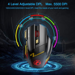 Bluetooth Wireless Silent Ergonomic Gaming Mouse - Horizon Bliss