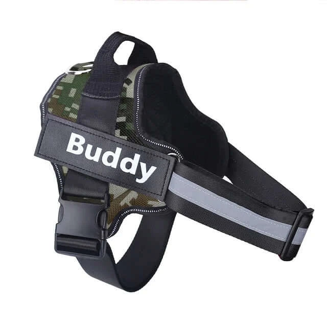 Personalized Reflective Breathable NO PULL Dog Harness - Horizon Bliss