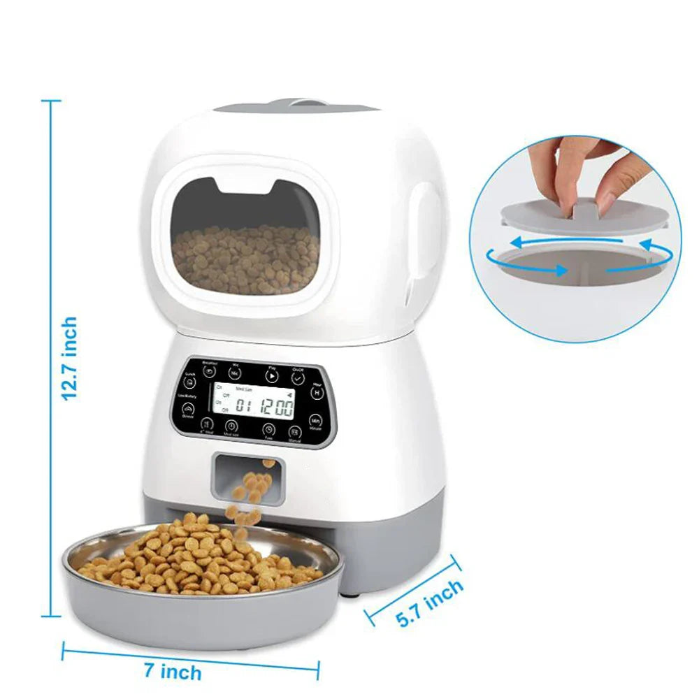 3.5L Automatic Smart Pet Food Dispenser - Horizon Bliss