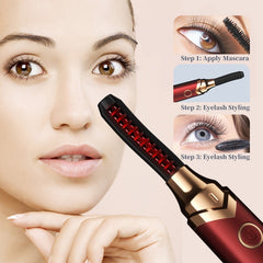 Beauty Makeup Heated Eyelash Curler Rechargeable Long Lasting Natural