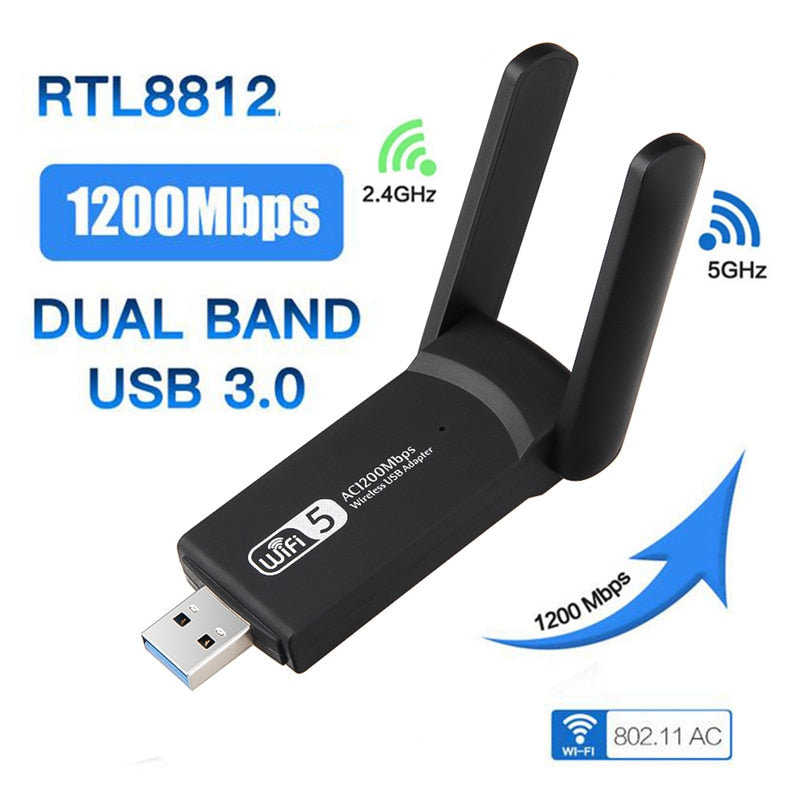 Dual Band 1200mps WiFi Adapter - Horizon Bliss