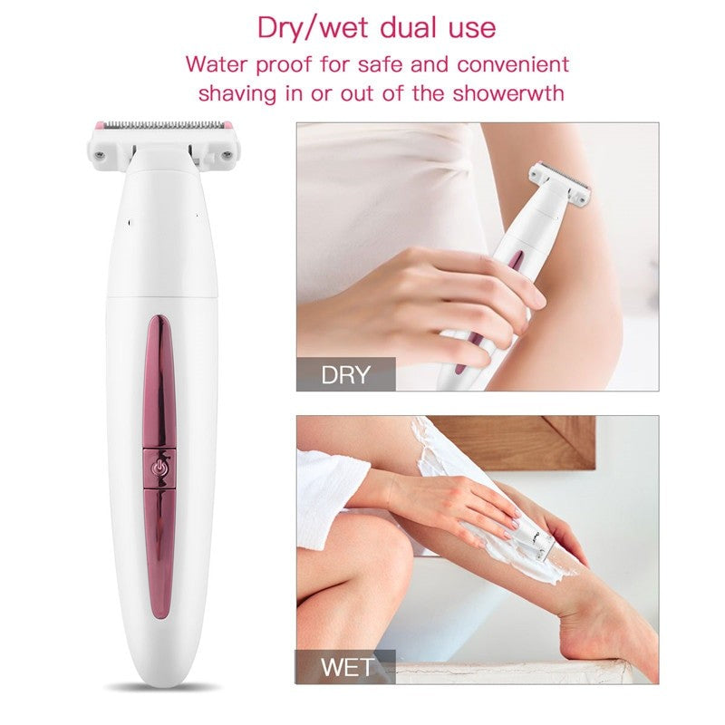 Waterproof Electric Women Epilator Hair Removal Face Bikini Legs - Horizon Bliss