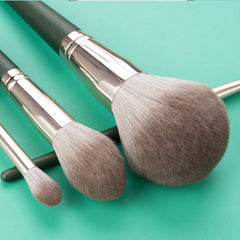 14pcs Green Cloud Makeup Brushes Cosmetics Tools Set Wooden Handle - Horizon Bliss