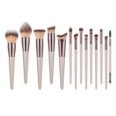 14pcs Fashionable Brushes Contour Blush Makeup Professional Foundation - Horizon Bliss