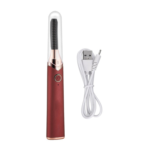 Beauty Makeup Heated Eyelash Curler Rechargeable Long Lasting Natural