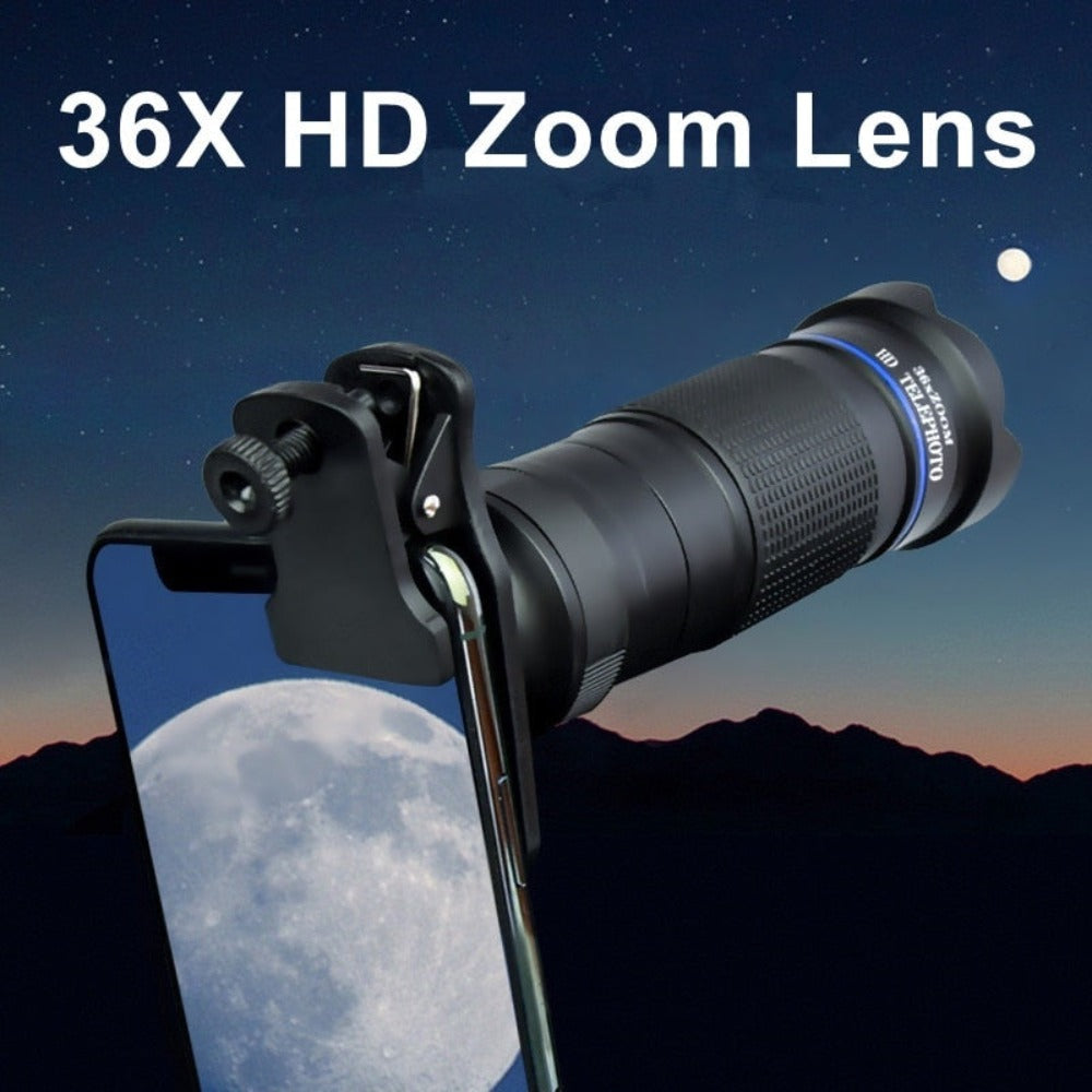 Dragon 36X Mobile Phone Lens Kit With Tripod - Horizon Bliss