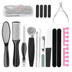 20 in 1 Professional Pedicure Tools Set, Foot Care Scrubber Pedicure - Horizon Bliss