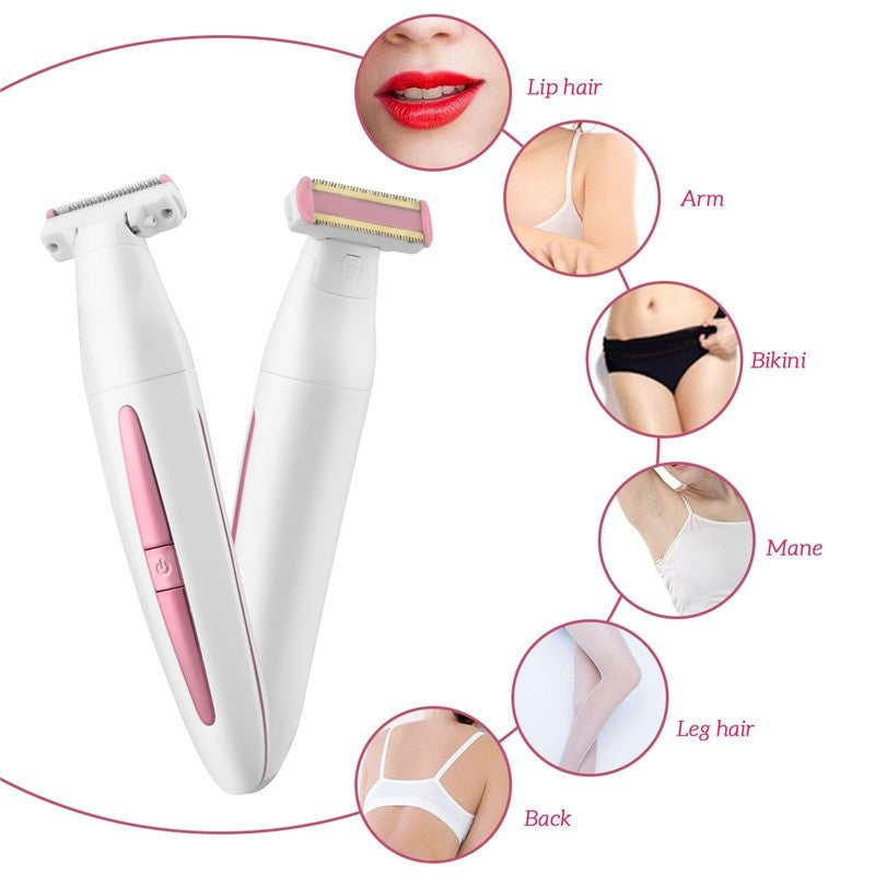 Waterproof Electric Women Epilator Hair Removal Face Bikini Legs - Horizon Bliss