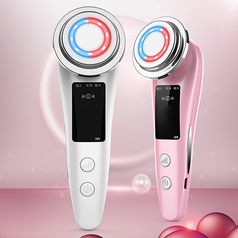 7 In 1 RF Face Massager Skin Rejuvenation Mesotherapy Facial Lifting - Horizon Bliss