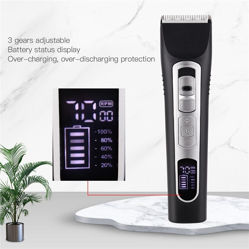 Electric Hair Clipper For Men Rechargeable Shaver Cordless Hair Cutter - Horizon Bliss