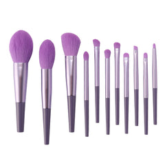 11pcs Makeup Brushes Sets Tools Cosmetic Powder Contour Blush Lip