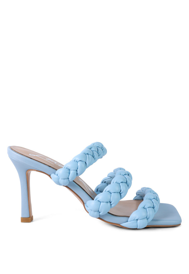 high bae braided strap casual heels - Horizon Bliss