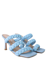 high bae braided strap casual heels - Horizon Bliss