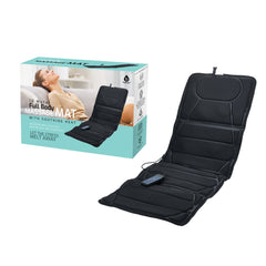 Luxury Massage Mat with Soothing Heat - 10 Powerful Motors Vibrating