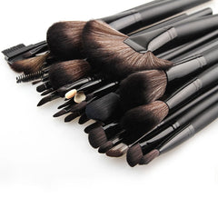 Professional 32pcs Black Makeup Brushes Set Powder Blusher Contour - Horizon Bliss