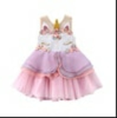 Baby Girls & Toddler Girls Unicorn Party Dress - Horizon Bliss