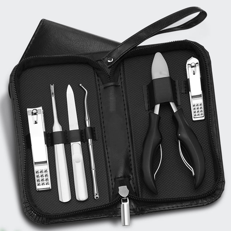 6Pcs/lot Manicure Set Pedicure Sets Nail Clipper Stainless Steel - Horizon Bliss