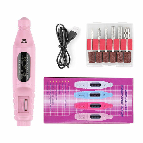 Electric Nail Drill Machine 20000RPM Professional Nail File Kit - Horizon Bliss