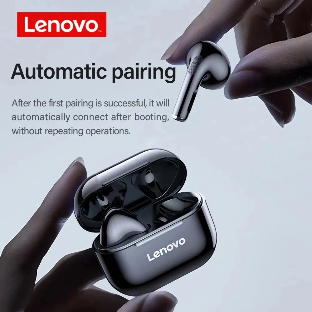 Original Lenovo LP40 wireless headphones TWS Bluetooth Earphones Touch Control Sport Headset Stereo Earbuds For Phone Android - Horizon Bliss