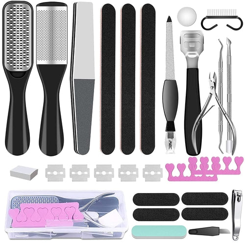 23 in 1 Professional Pedicure Tools Set Foot Care Scrubber Pedicure - Horizon Bliss