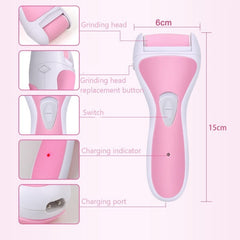 Electric Rechargeable Pedicure Foot Care Tool Fast Callus Mini Feet - Horizon Bliss