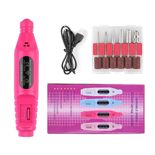 Electric Nail Drill Machine 20000RPM Professional Nail File Kit - Horizon Bliss