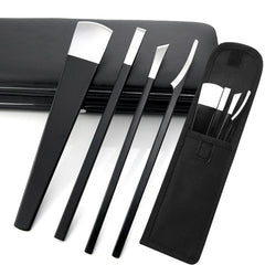 4Pcs/Set Black Stainless Steel Pedicure Knife Professional Pedicure - Horizon Bliss