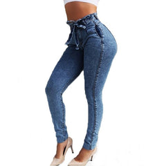 High Waist Jeans Women Slim Stretch Denim Jean - Horizon Bliss