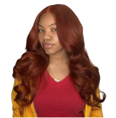 #27 Straight 13x1x4 T part Lace 4x4 Closure wigs Body Wave #33 Transpa - Horizon Bliss