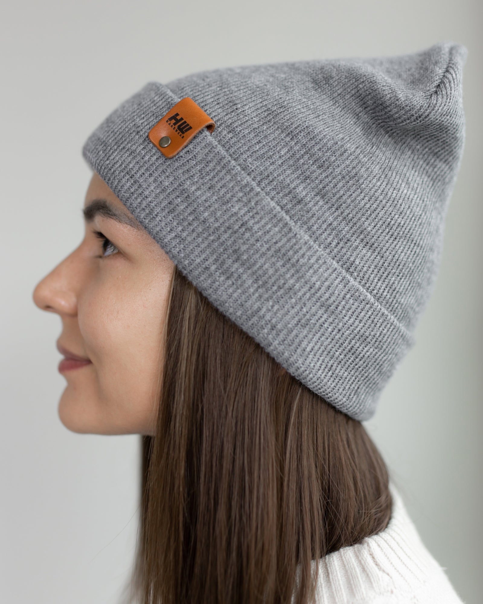 HAAKWEAR Knit Cuffed Beanie - Koala Gray