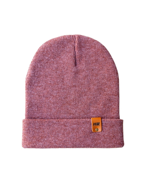 HAAKWEAR Knit Cuffed Beanie - Rusty Burgundy