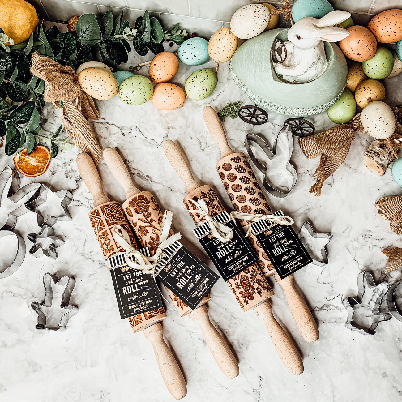 Easter + Spring Rolling Pins