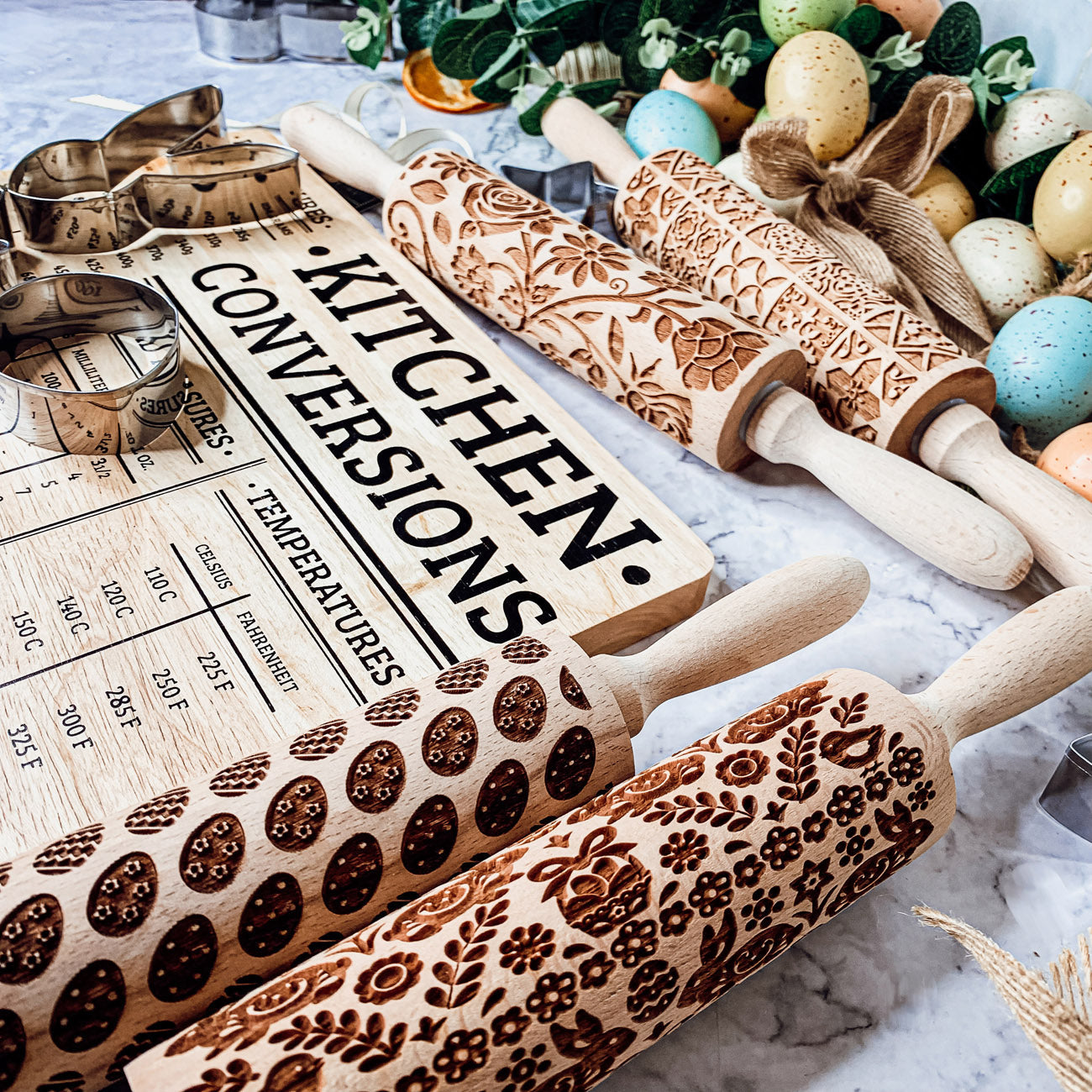 Easter + Spring Rolling Pins