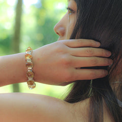 Bracelet “Optimisme et Succès” en Citrine et Argent 925 - Horizon Bliss