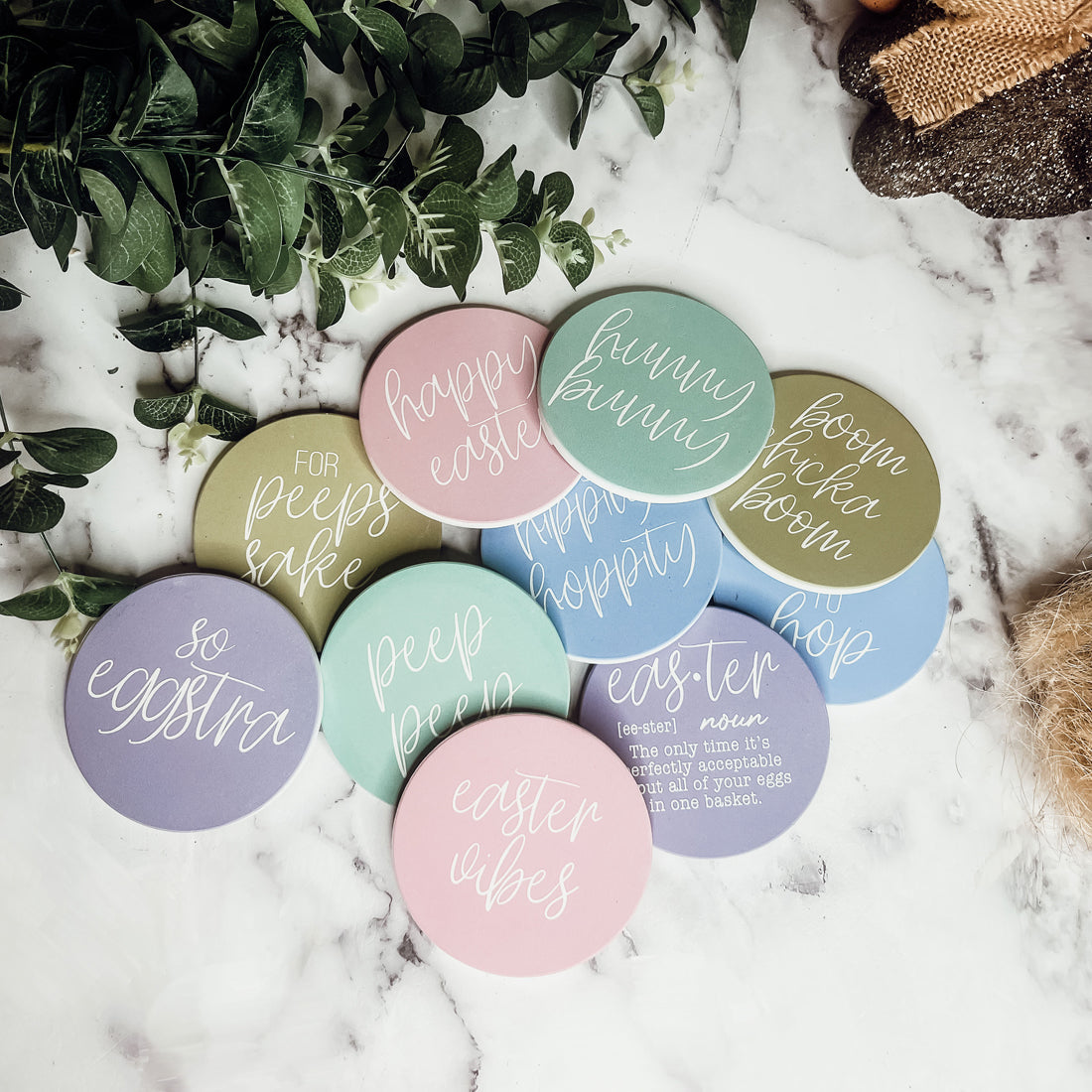 Easter + Spring Coasters