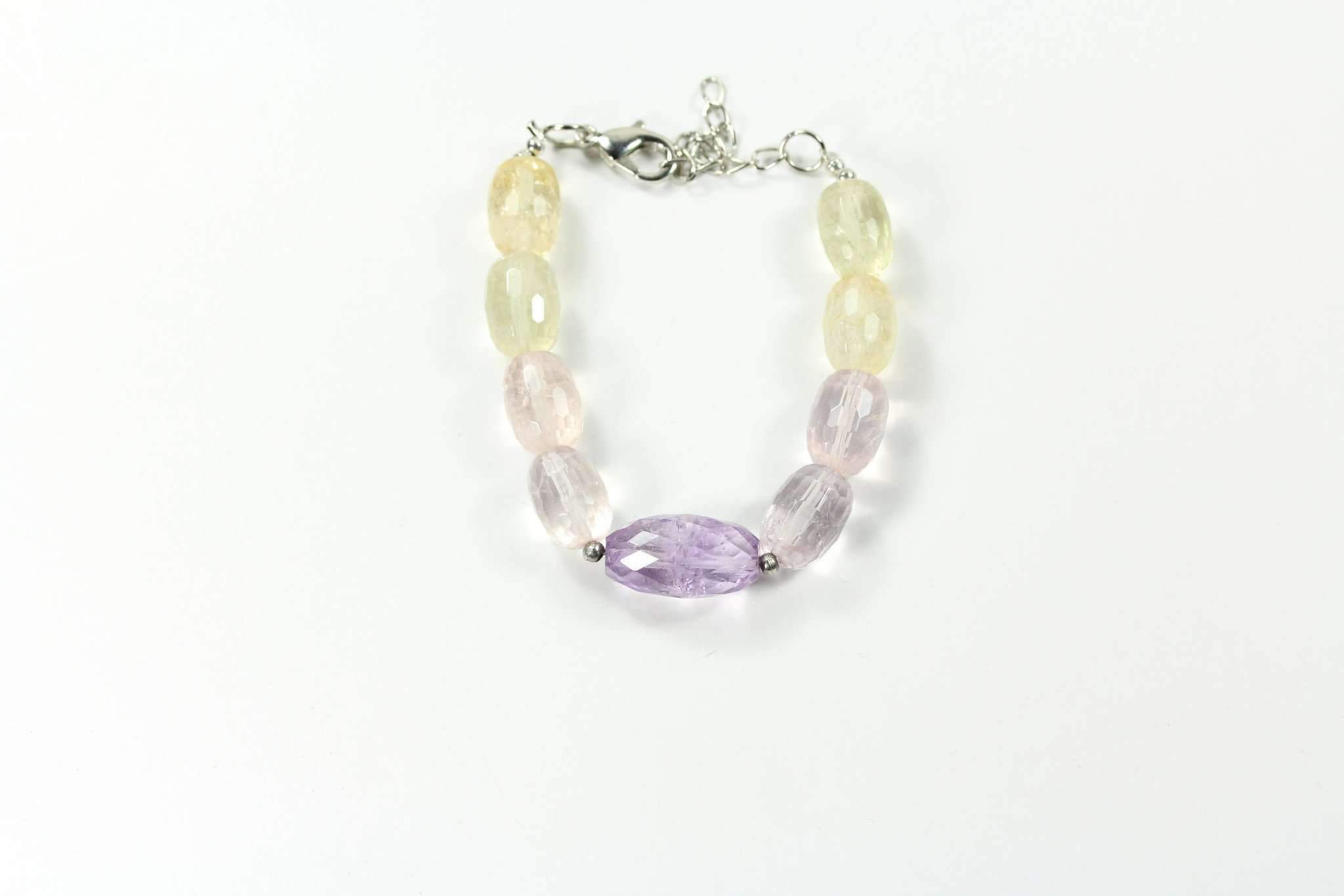 Pastel Sparkles Quartz Stone Bracelet - Horizon Bliss