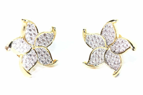 Five Petal Flower Stud Earrings - Horizon Bliss