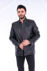 Nava Leather Jacket - Horizon Bliss