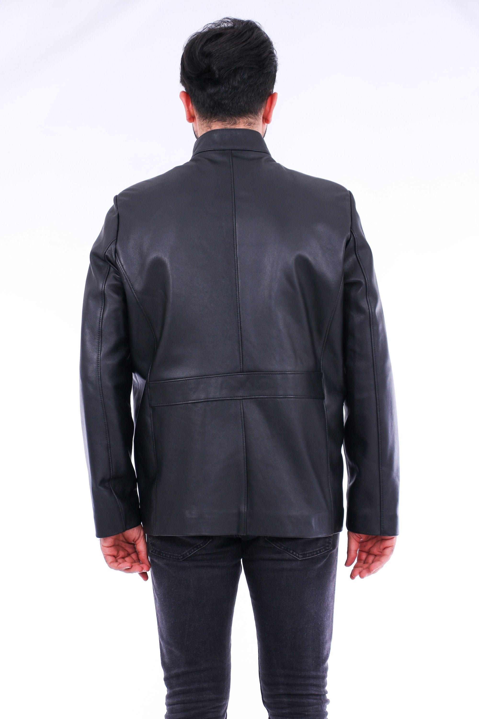 Nava Leather Jacket - Horizon Bliss