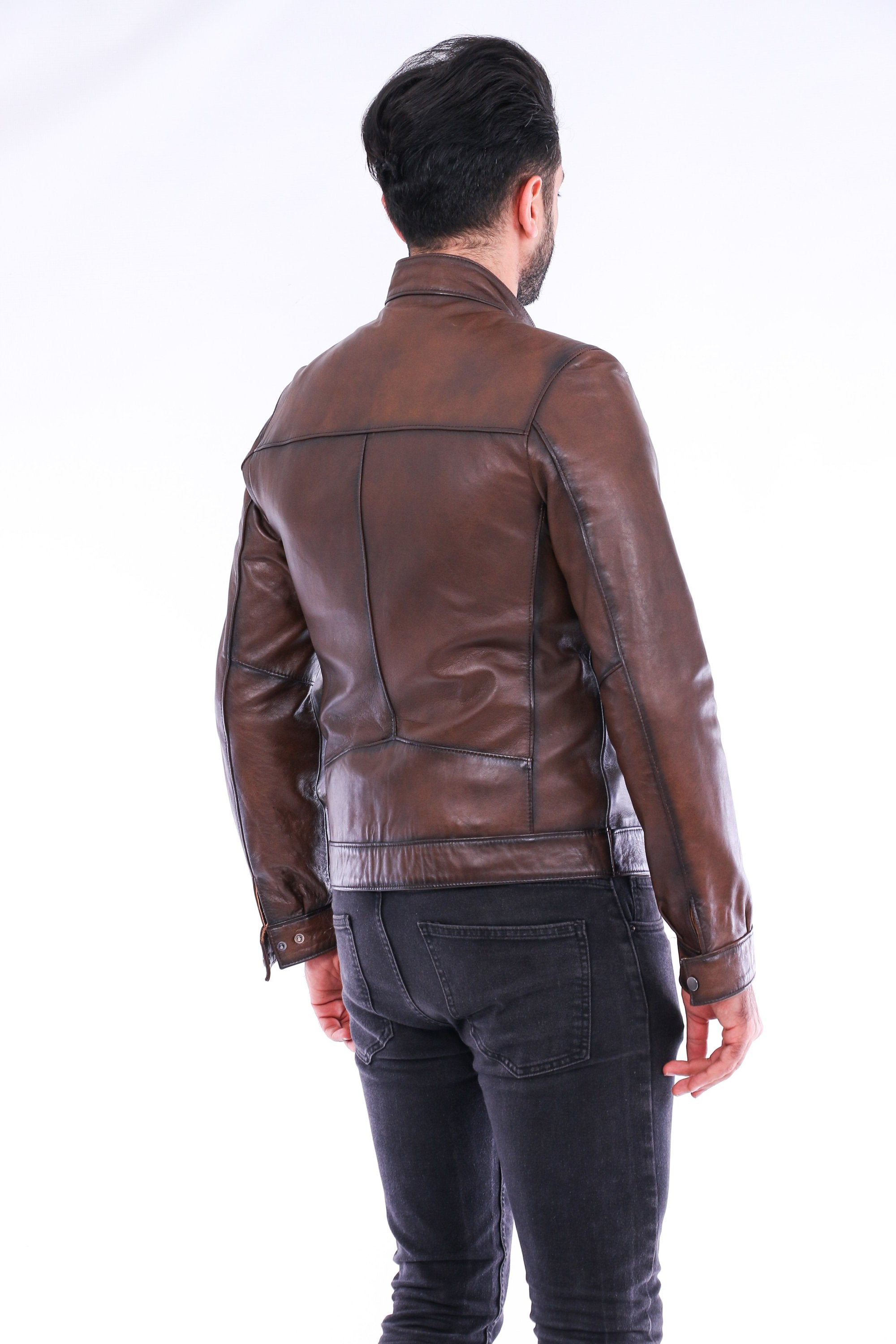 Armati Biker Leather Jacket - Horizon Bliss