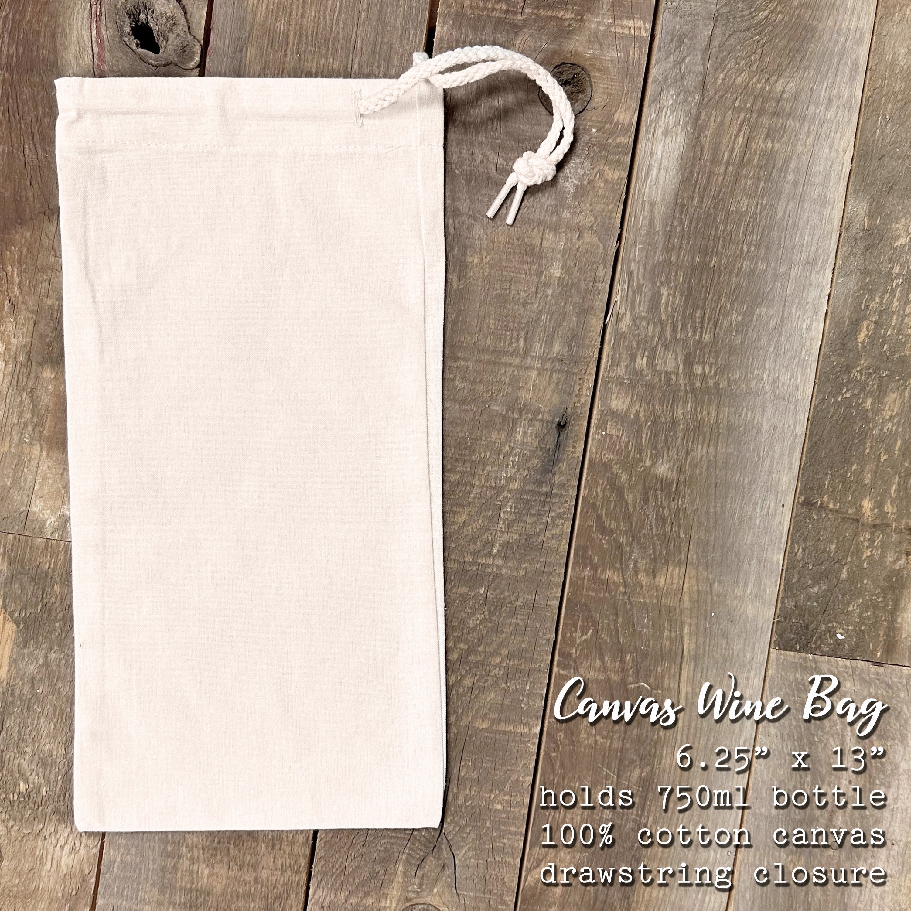 Magic of Winter - Canvas Wine Bag