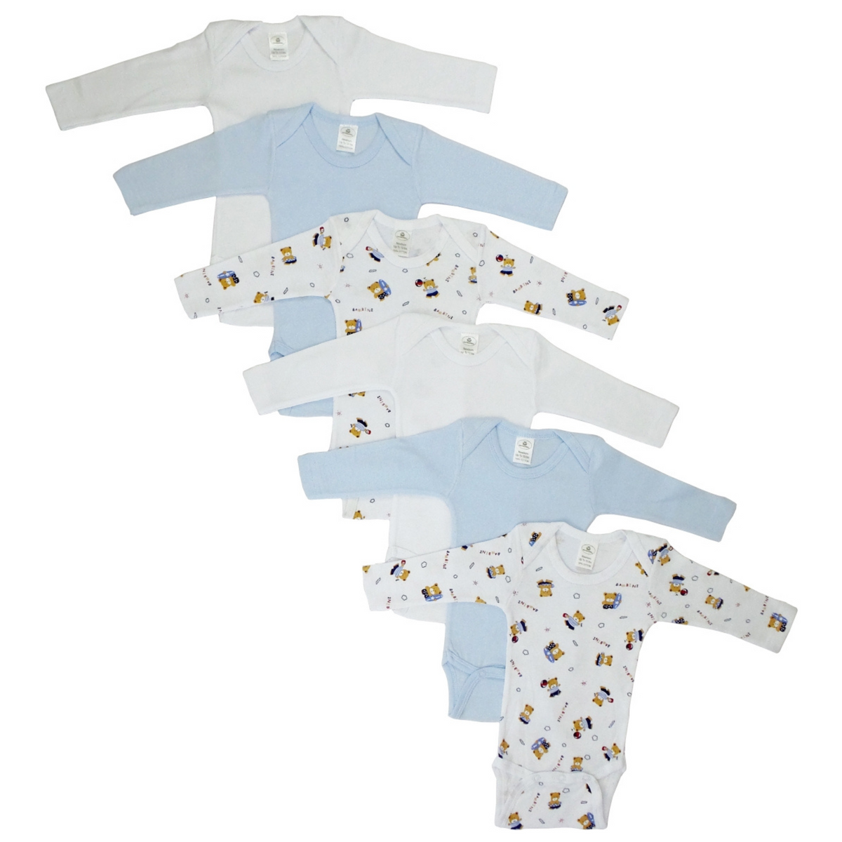 Bambini CS-102L-Bear-102L-Bear Boys Longsleeve Printed Variety - Horizon Bliss