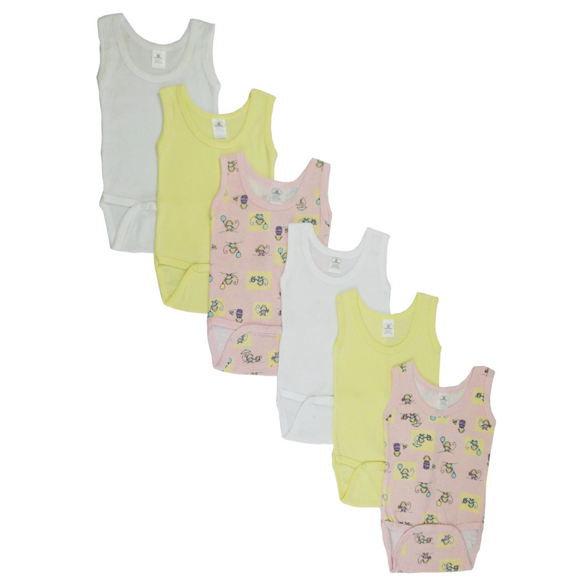 Bambini CS-111ANB-Monkey-111ANB-Monkey Girls Tank Top - Horizon Bliss