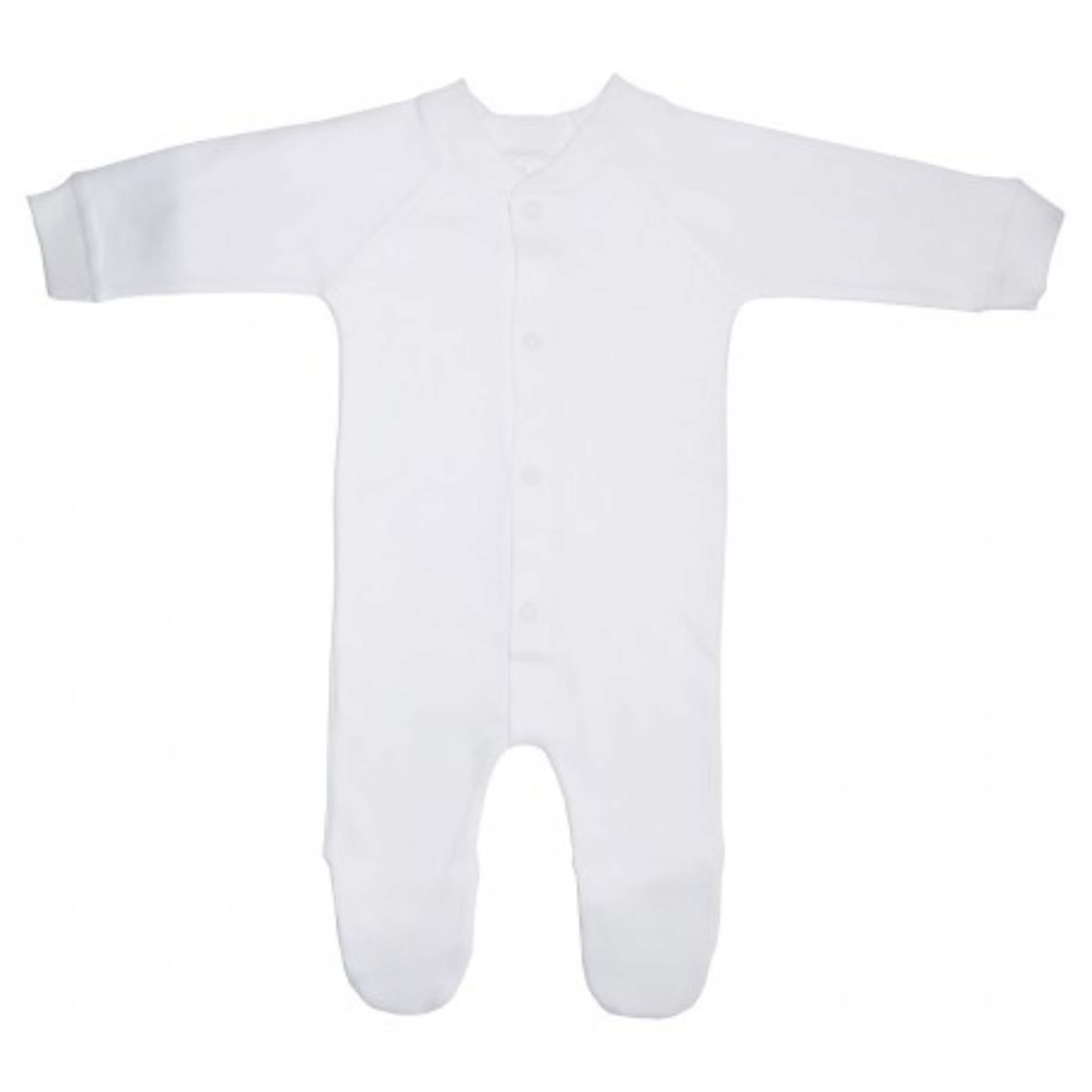 Bambini Interlock White Closed-toe Sleep & Play - Horizon Bliss